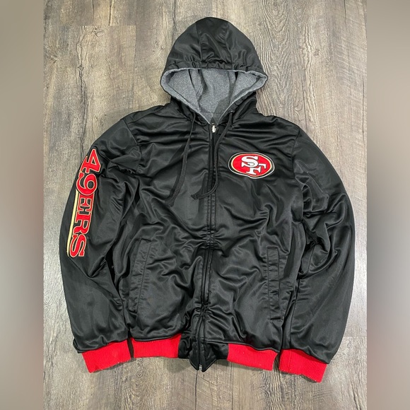 NFL San Francisco 49ers Mens Reversible Jacket - Picture 3 of 10
